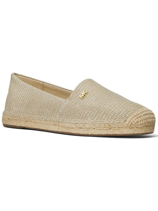 Womens Glitter Slip-On Espadrilles