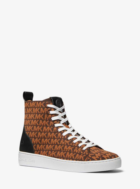 Edie Logo Knit High-Top Sneaker