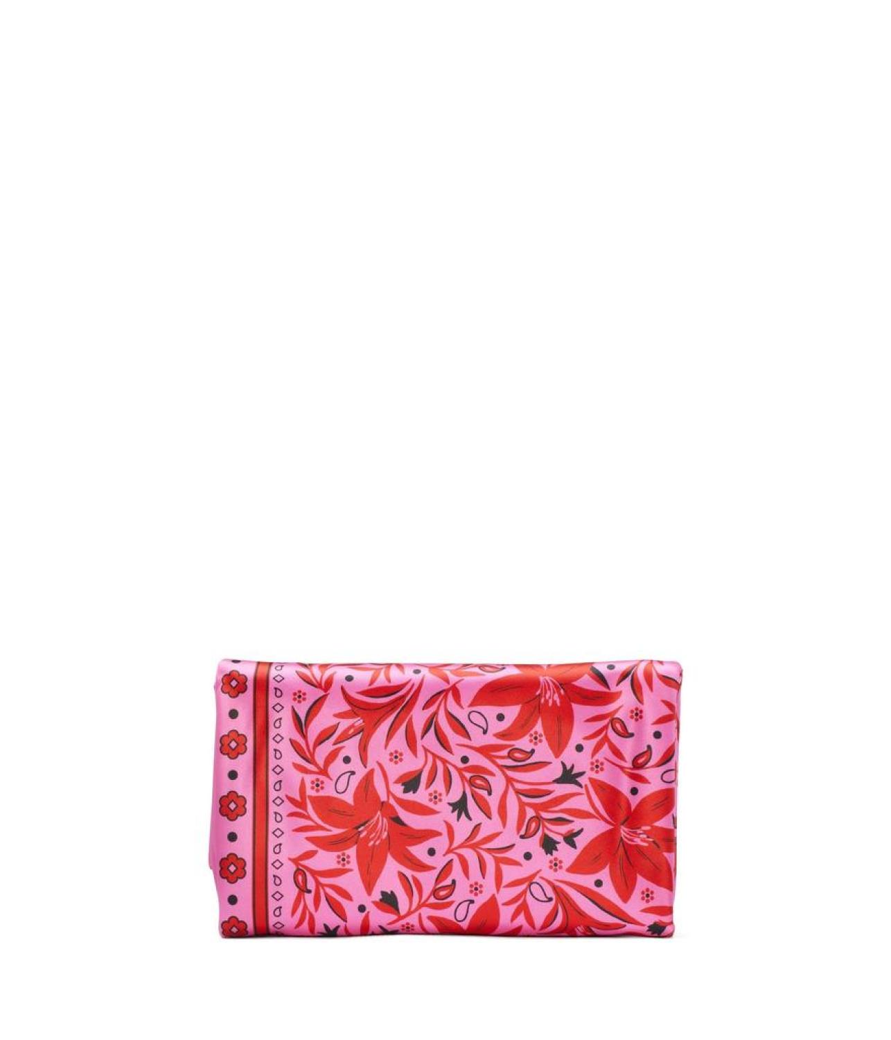 Fold Bandana Printed Fabric Clutch