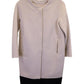 Max Mara Collarless Coat in Cream Wool