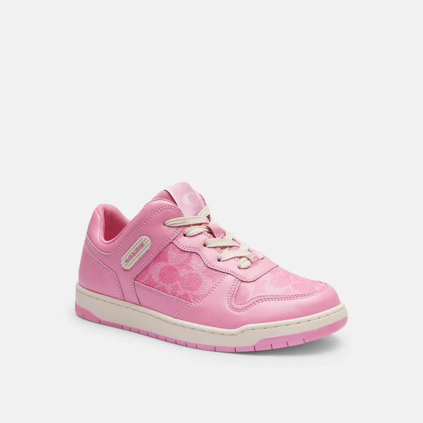 Coach Outlet C201 Low Top Sneaker In Signature Canvas