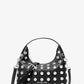 Ember Small Embellished Pebbled Leather Messenger Bag