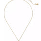 Gold-Tone Pavé Flower Mini Pendant Necklace, 16" + 3" extender