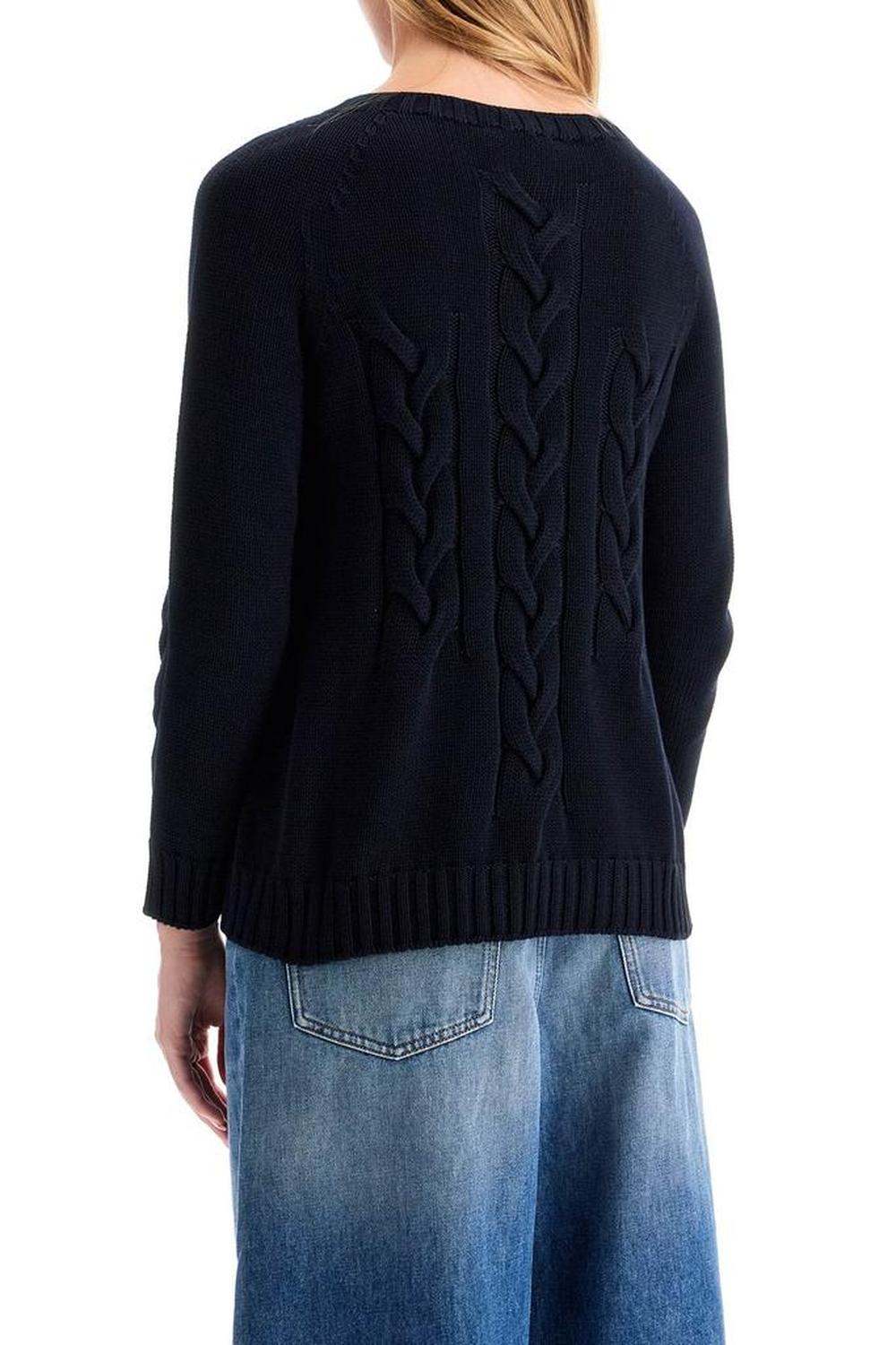 S Max Mara Cotton Cable Knit Sweater In 10 Words