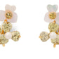 Precious Pansy Cluster Studs