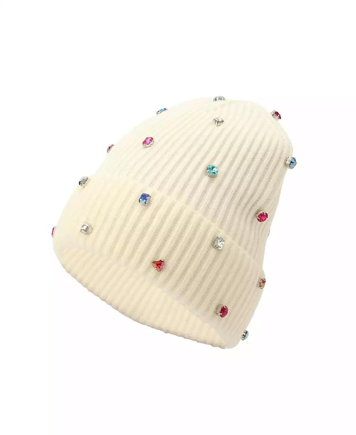 Women's Embellished Beanie Hat