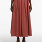 Weekend Egidio Taffeta Skirt In Rust