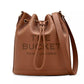 The Shoulder Leather Bucket Bag