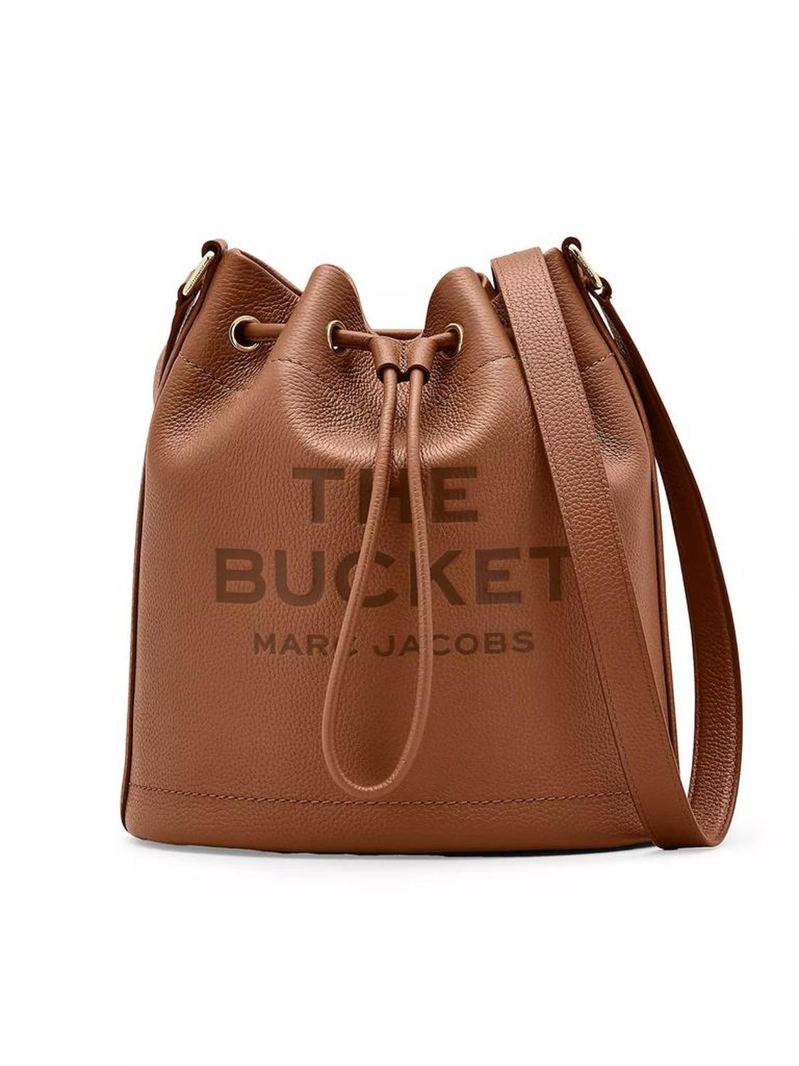 The Shoulder Leather Bucket Bag