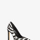 Amara Zebra Print Calf Hair Pump