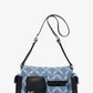 Dakota Medium Empire Diamond Jacquard and Leather Shoulder Bag