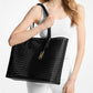 Eliza Extra-Large Hand-Woven Leather Tote Bag