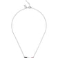 Faux Stone Signature Heart Link Pendant Necklace