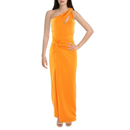 Womens One-Shoulder Long Bodycon Dress