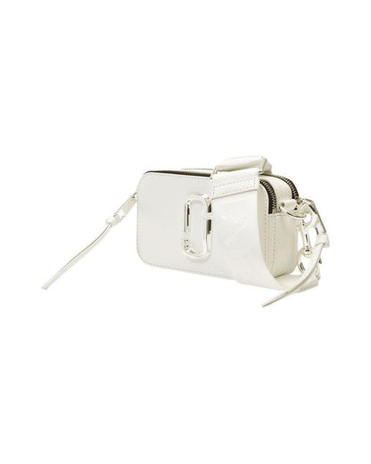 The Snapshot Crossbody -  - White - Leather