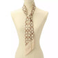 Women's Vintage Signature Print Silk Skinny Scarf