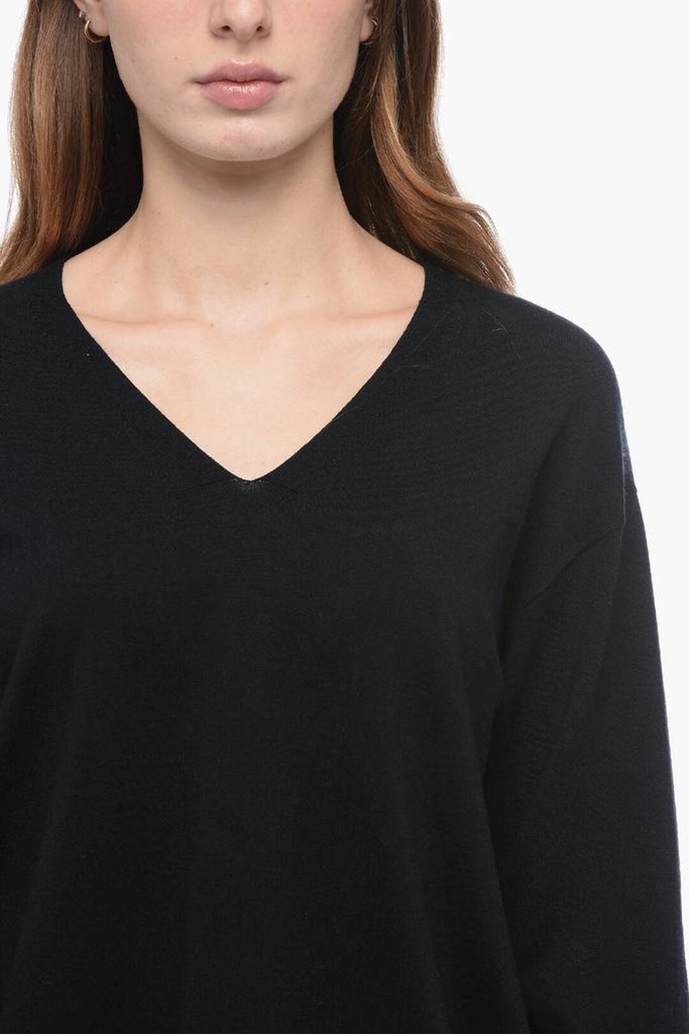 Jersey ALGHERO Sweater with V Neckline