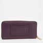 Michael Kors Plum Leather Mercer Zip Around Wallet..