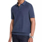 Men's Short Sleeve Textured Mouline Polo Shirt