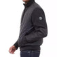 Men's Mixed-Media Knit-Sleeve Puffer Jacket