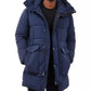 Men's Heavyweight Hooded Long Puffer Coat