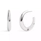 Signature Hallmark Tubular Hoop Earrings