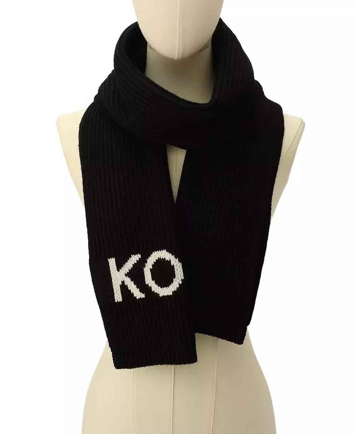 KORS Fisherman's Rib Beanie and Scarf Set