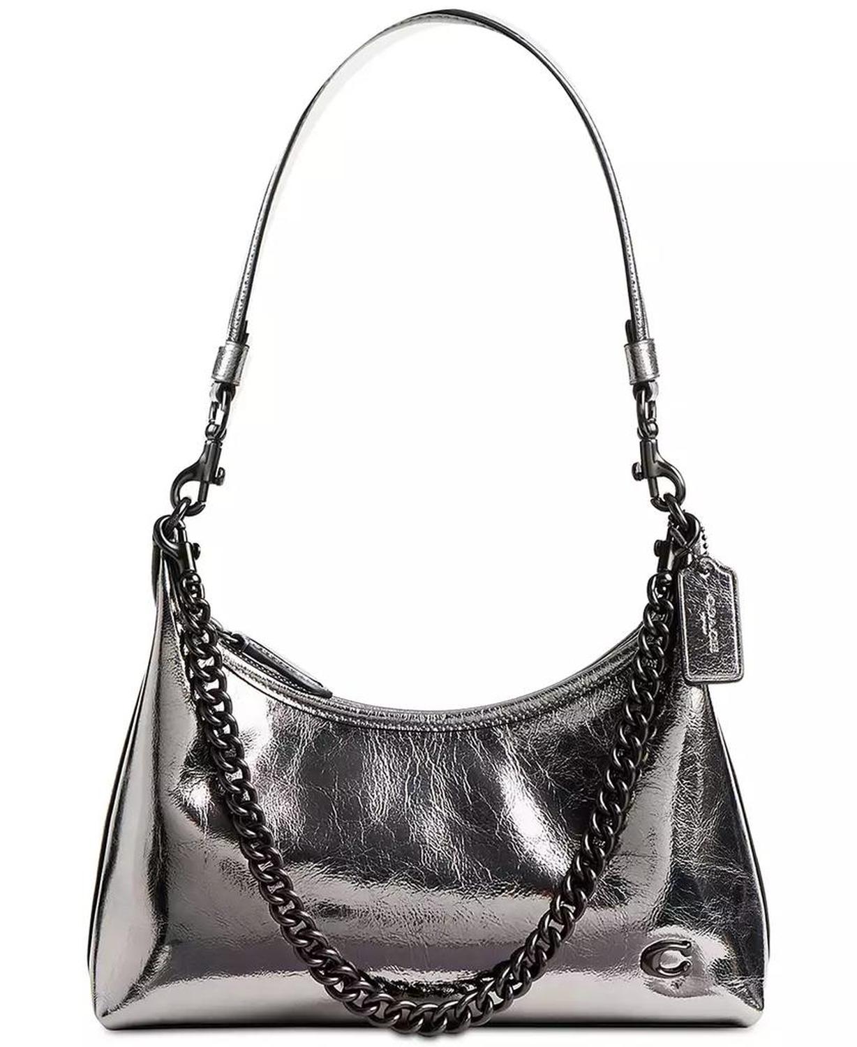 Juliet Small Metallic Leather Shoulder Bag 25