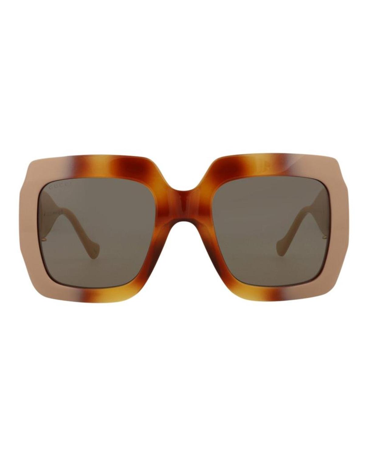 Square-Frame Injection Sunglasses