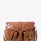 Darrington Large Crackled Leather Shoulder Bag