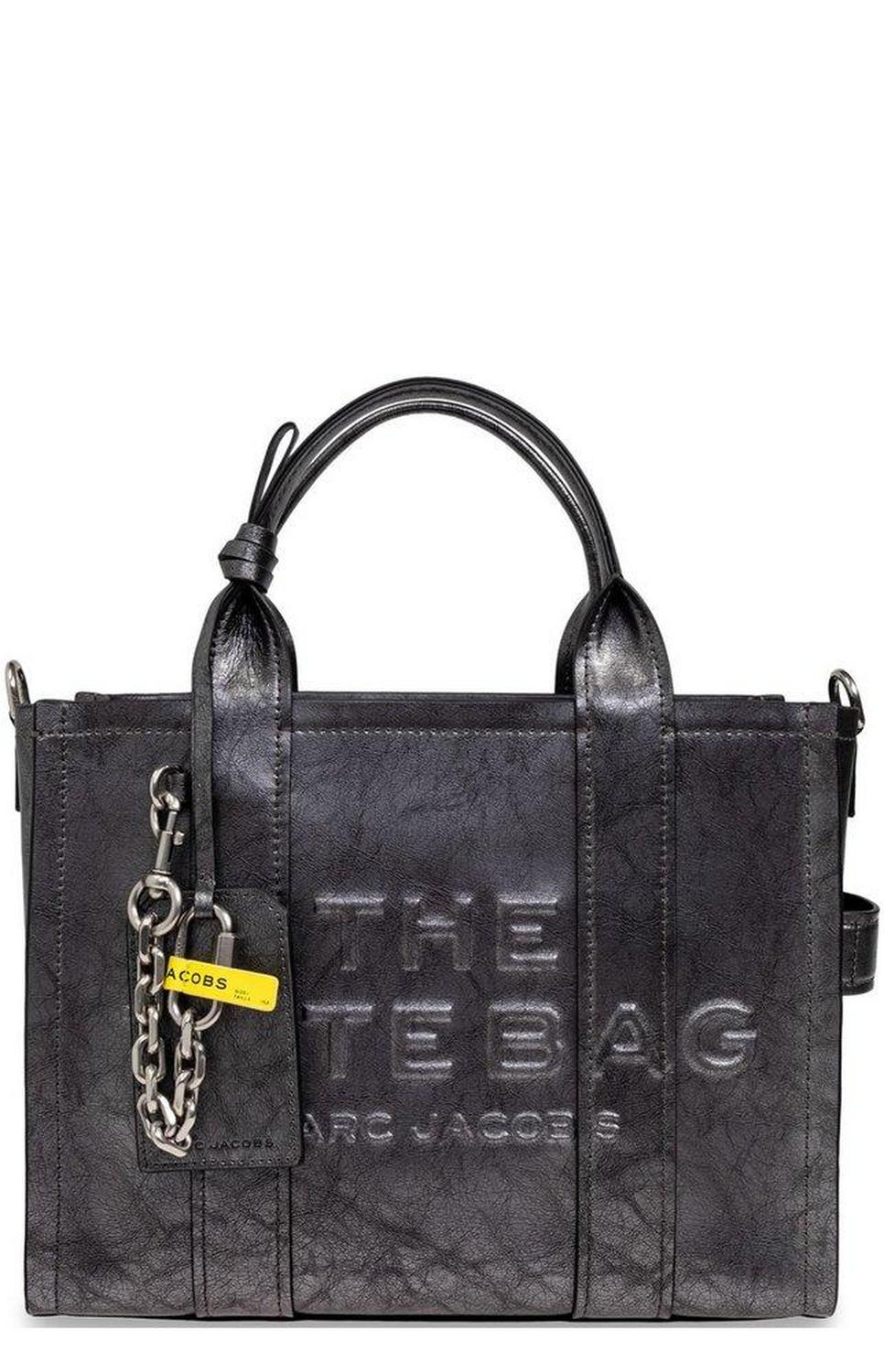 Marc Jacobs The Metallic Distressed Medium Tote Bag