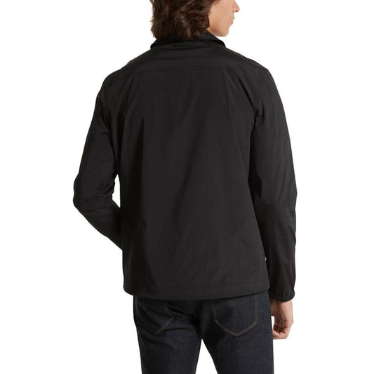 Men's Snap-Front Nylon Shirt Jacket