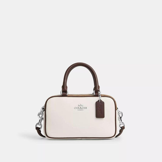 Coach Outlet Satchel Crossbody In Signature Colorblock