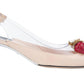 Gucci Vinyl & Patent Slingback Pump