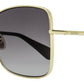 Women's Menton1 Sunglasses MM0097 32B Gold/Black 59mm