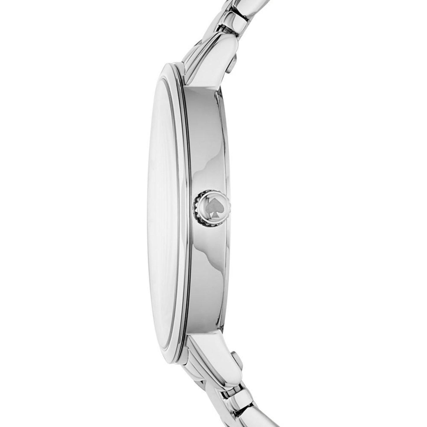 Women's Gramercy Three-Hand Silver-Tone Alloy Watch 38mm, KSW9014