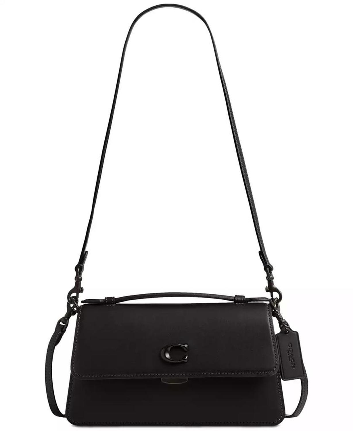 Juno Small Black Leather Bag