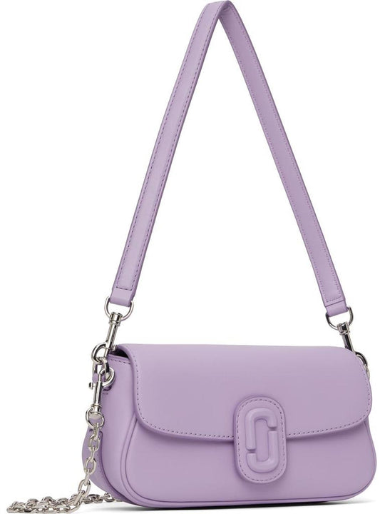 Purple 'The Clover Shoulder' Bag