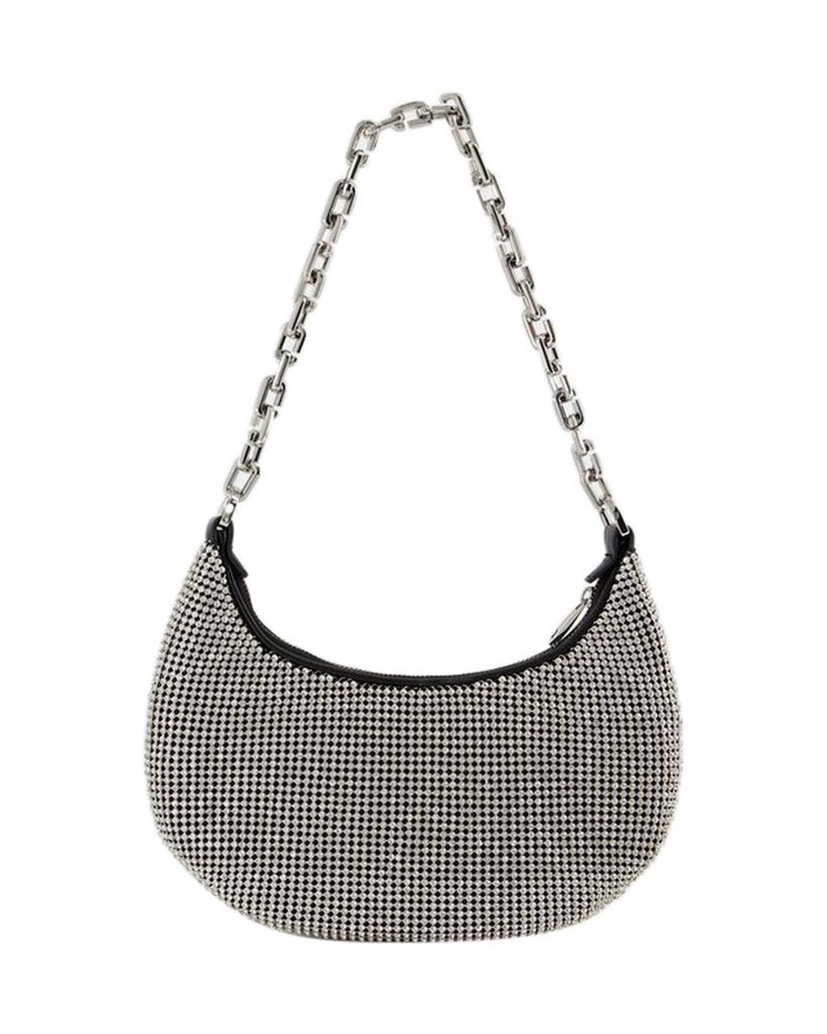 The Small Curve Shoulder Bag - Marc Jacobs - Mesh - Silver