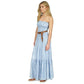 Michael Kors Women's Sunbleached Smocked Maxi Dress