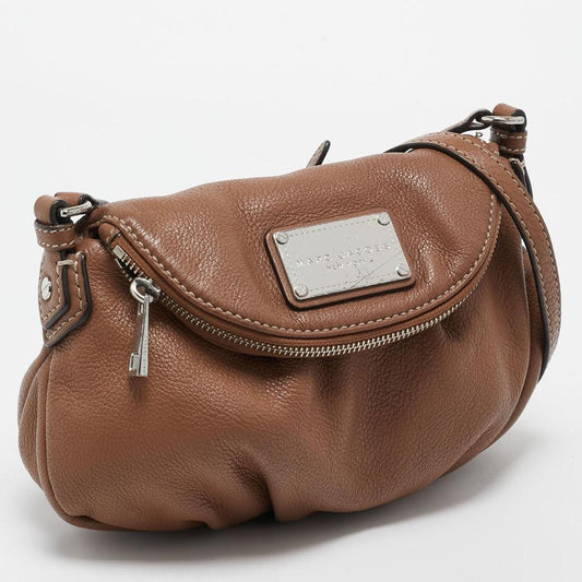 Marc By Marc Jacobs Brown Leather Classic Q Natasha Crossbody Bag