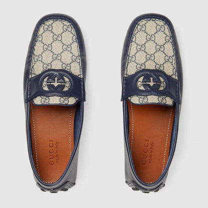 Gucci Men's Interlocking G Driver Loafers