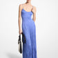 Jamison Crushed Charmeuse Slip Dress