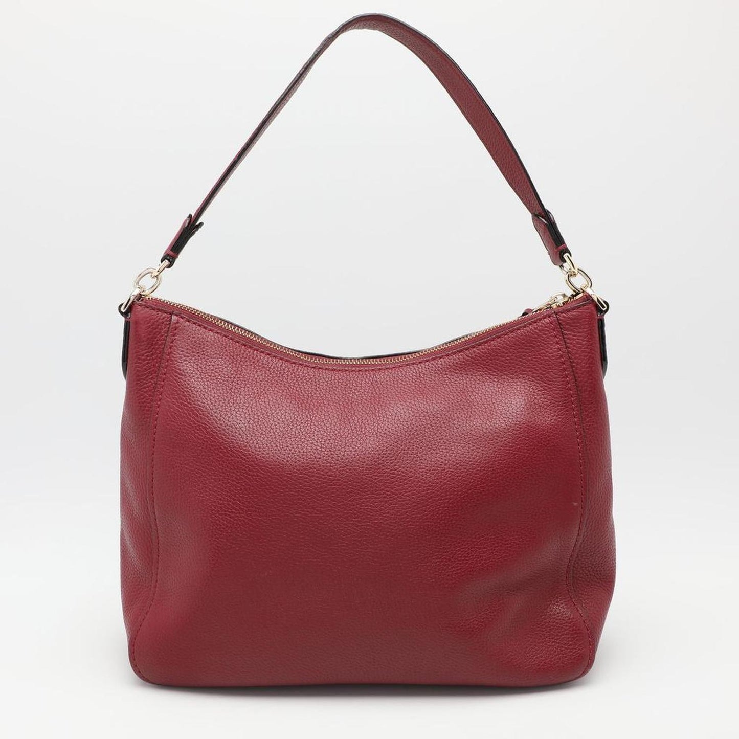 Kate Spade Burgundy Leather Jackson Street Hayden Hobo..