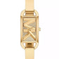 Women's MK Empire Three-Hand Gold-Tone Stainless Steel Watch 22mm