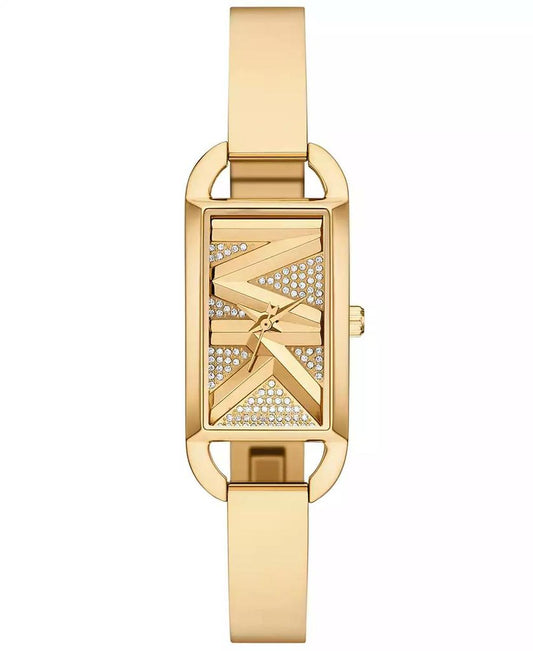 Women's MK Empire Three-Hand Gold-Tone Stainless Steel Watch 22mm