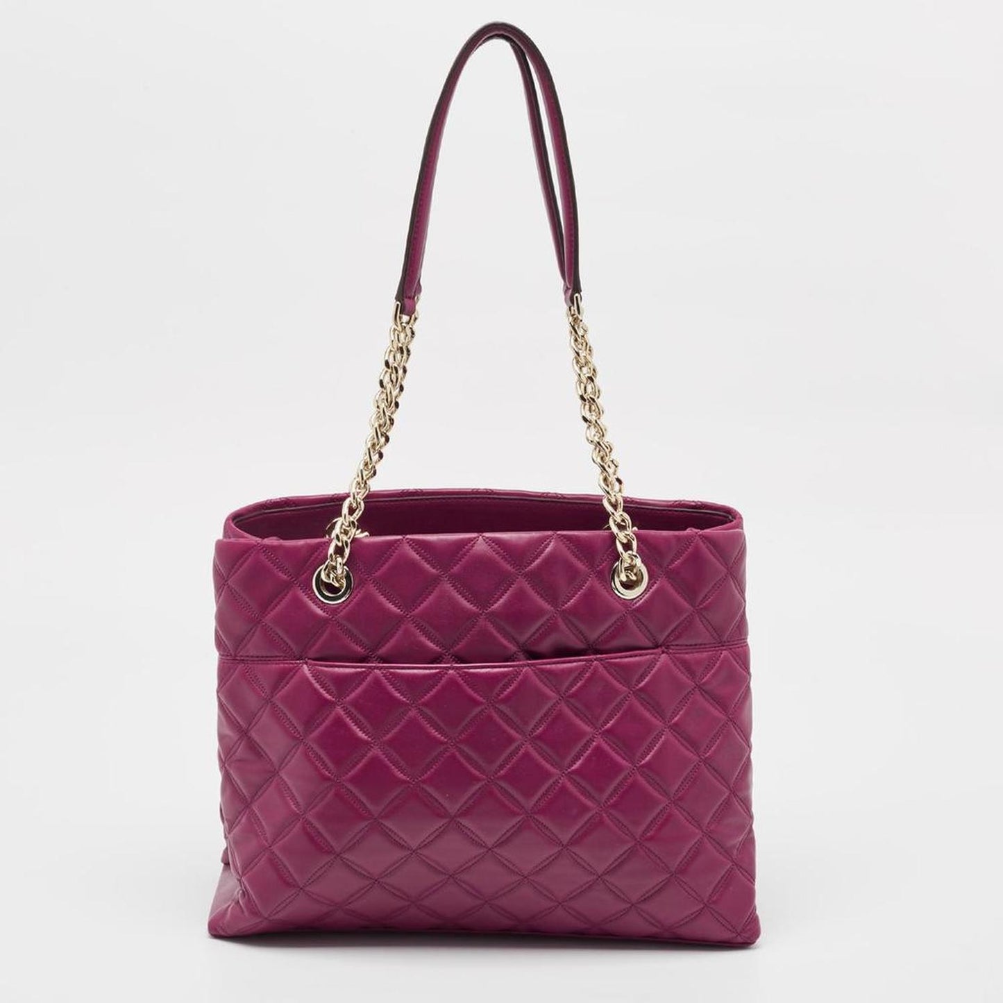 Kate Spade Burgundy Quilted Leather New York Natalia Tote