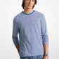 Striped Cotton Piqué Long-Sleeve T-Shirt