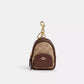 Coach Outlet Mini Court Backpack Bag Charm In Signature Canvas