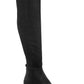 Braiden Mid Boot Womens Faux Suede Almond Toe Over-The-Knee Boots